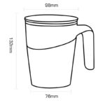 Термокружка Xiaomi Fiu Elegant Cup Do Not Roll 470мл (DRIN002S) Белый — изображение 3