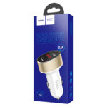 АЗУ hoco z26 2usb 2.1a adapter с дисплеем white