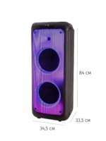 Колонка портативная aiwa cas 550 чёрный