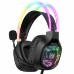 Наушники с микрофоном полноразмерные onikuma x22 black