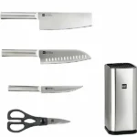 Набор ножей xiaomi huohou stainless steel kitchen knife set (hu0095) silver