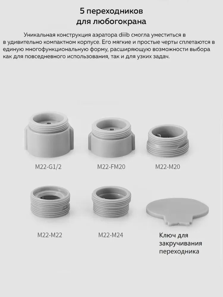 Аэратор xiaomi bubbler 360 (dxsz001 1)
