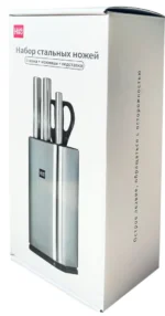 Набор ножей xiaomi huohou stainless steel kitchen knife set (hu0095) silver