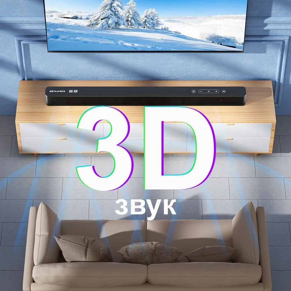 Саундбар awei y998 (80w) black