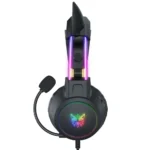 Наушники с микрофоном полноразмерные onikuma x15 pro с ушками black