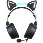 Наушники с микрофоном полноразмерные onikuma x15 pro с ушками black