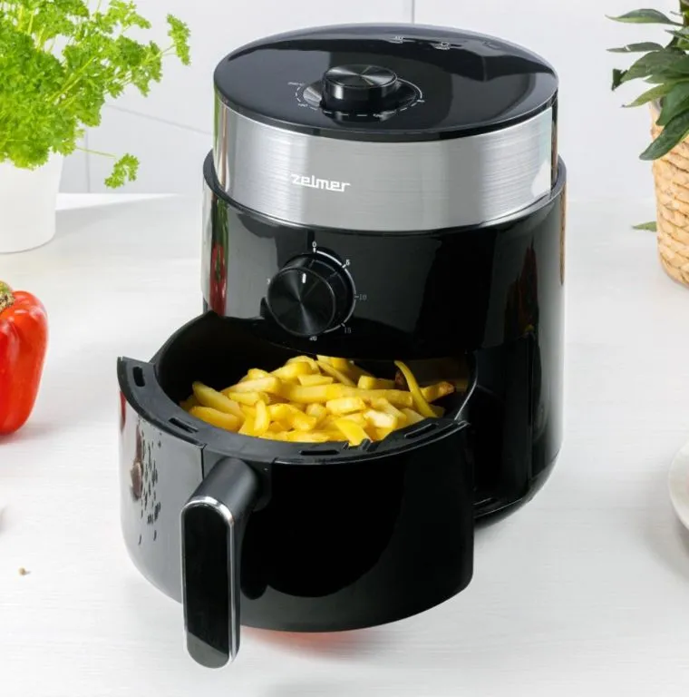 Аэрогриль zelmer (zaf2500) black/silver