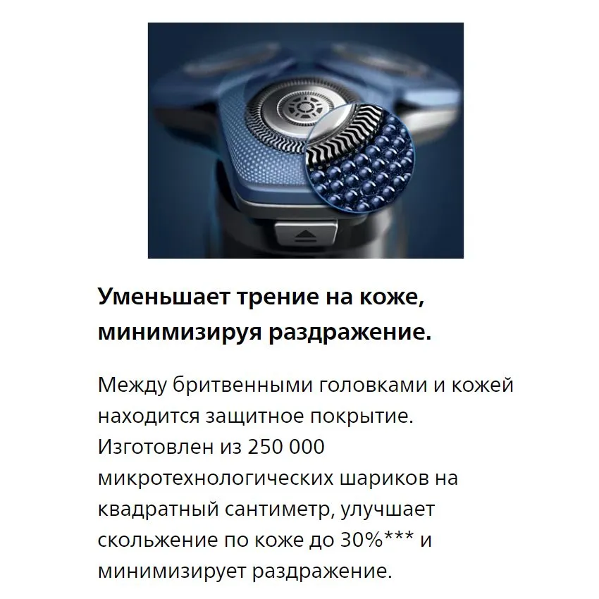 Бритва philips (s7885/50) blue/black