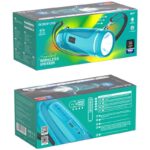 Колонка мультимедийная borofone br7 + фонарь blue