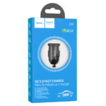 АЗУ hoco z43 1usb 3.0a qc 3.0 adapter black