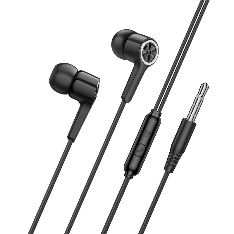Наушники с микрофоном hoco m104 black Наушники с микрофоном hoco m104 black