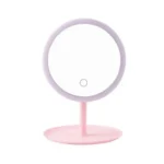Зеркало для макияжа xiaomi doco daylight mirror small mojito mirror pro pink