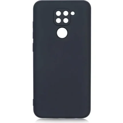 Накладка силикон prc xiaomi redmi note 9 перламутр гель black