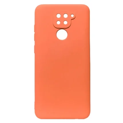 Накладка силикон silicone case xiaomi redmi note 9 crimson