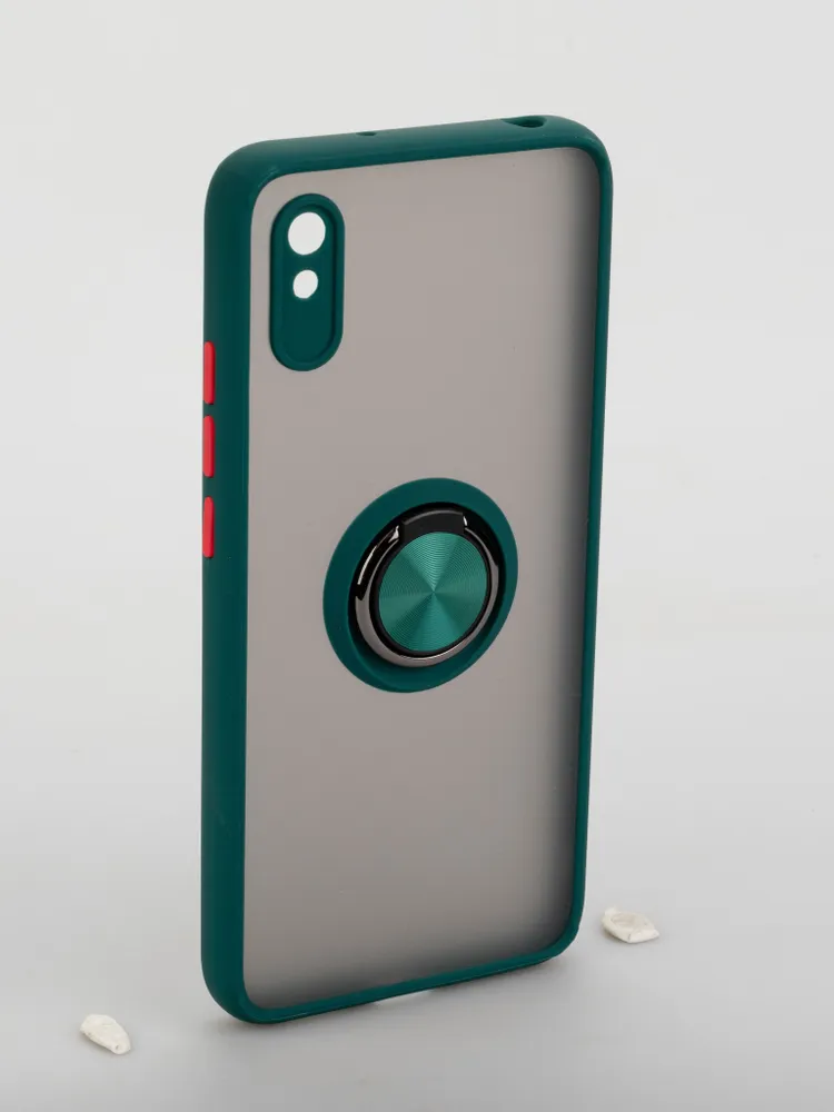 Накладка силикон/кожа prc xiaomi redmi 9a green Накладка силикон/кожа prc xiaomi redmi 9a green