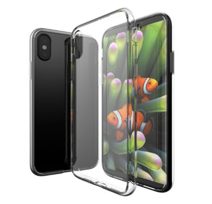 Накладка силикон/стекло prc Рисунок girl iphone x/xs