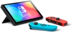 Портативная игровая консоль nintendo switch oled 64gb neon red/blue