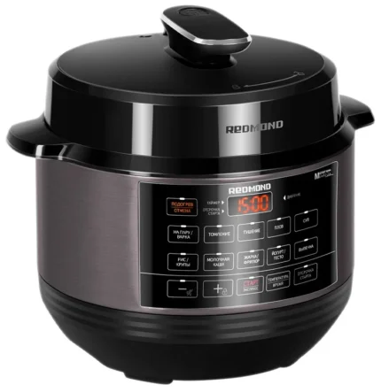 Мультиварка скороварка redmond (rmc pm388) grey