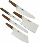 Набор ножей xiaomi huo hou 6 pieces german steel kitchen knife set (huo158) brown