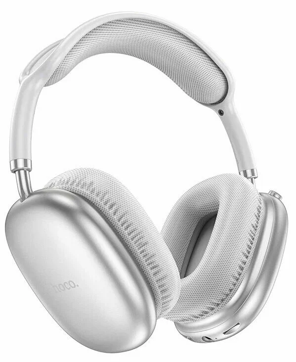 Наушники bluetooth полноразмерные hoco w35 air silver Наушники bluetooth полноразмерные hoco w35 air silver