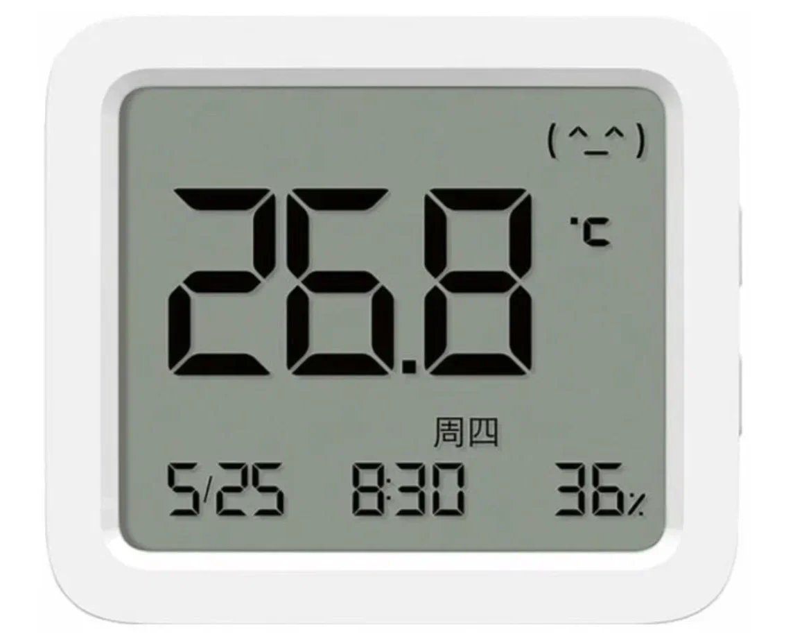 Датчик температуры и влажности xiaomi mijia bluetooth termometer 3 (mjwsd05mmc) white Датчик температуры и влажности xiaomi mijia bluetooth termometer 3 (mjwsd05mmc) white