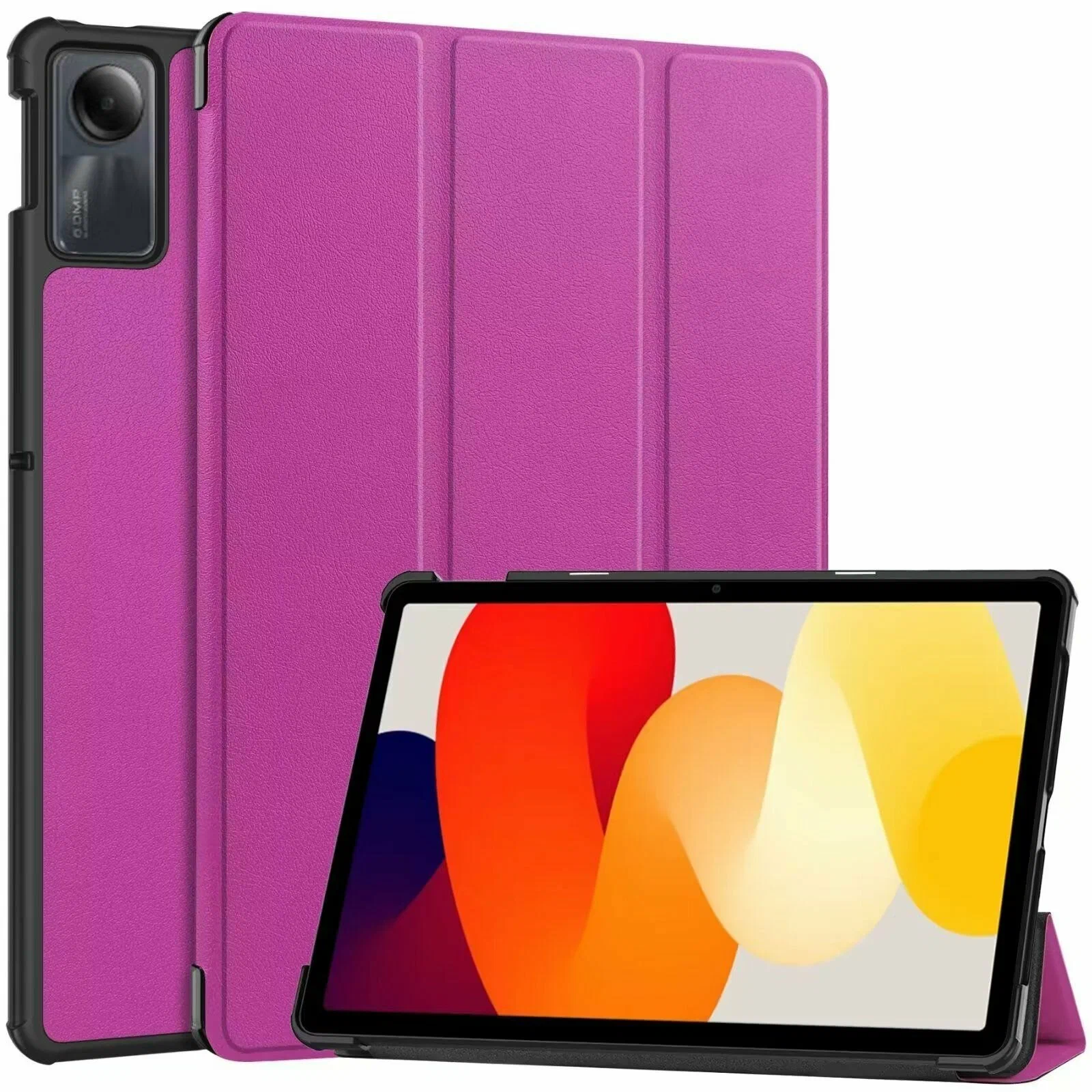 optimize Чехол-книжка для планшета Xiaomi Redmi Pad SE 11" (Силикон) фиолетовый — изображение 1