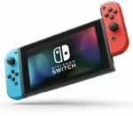 Портативная игровая консоль nintendo switch oled 64gb neon red/blue
