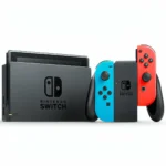 Портативная игровая консоль nintendo switch oled 64gb neon red/blue