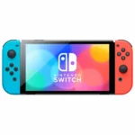 Портативная игровая консоль nintendo switch oled 64gb neon red/blue