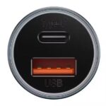 АЗУ baseus golden contactor max dual (cgjm000113) u+c 60w adapter dark gray