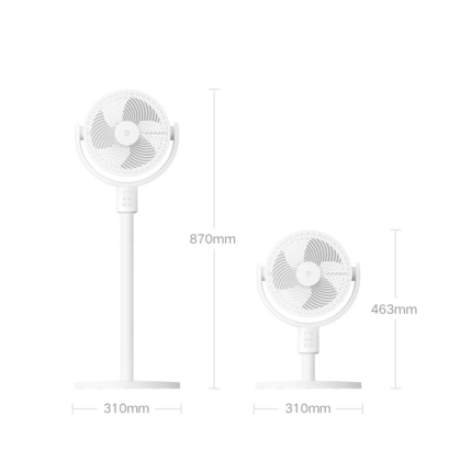 Вентилятор напольный xiaomi mijia circulating fan (bplds08dm)