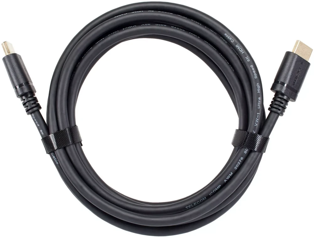 6003414 Кабель HDMI Telecom (TCG245C-3m) HDMI M/M Ver-2.1, 8K@60Hz, 3m — изображение 1