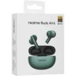 Наушники bluetooth tws с микрофоном realme buds air 6 serenity green