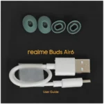 Наушники bluetooth tws с микрофоном realme buds air 6 serenity green