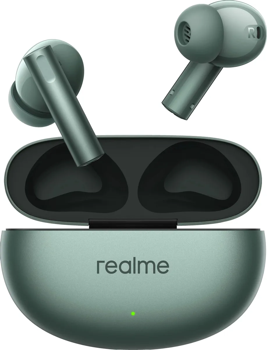 Наушники bluetooth tws с микрофоном realme buds air 6 serenity green Наушники bluetooth tws с микрофоном realme buds air 6 serenity green