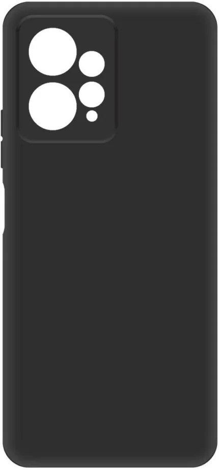 Накладка силикон/пластик prc logo xiaomi redmi 12 black