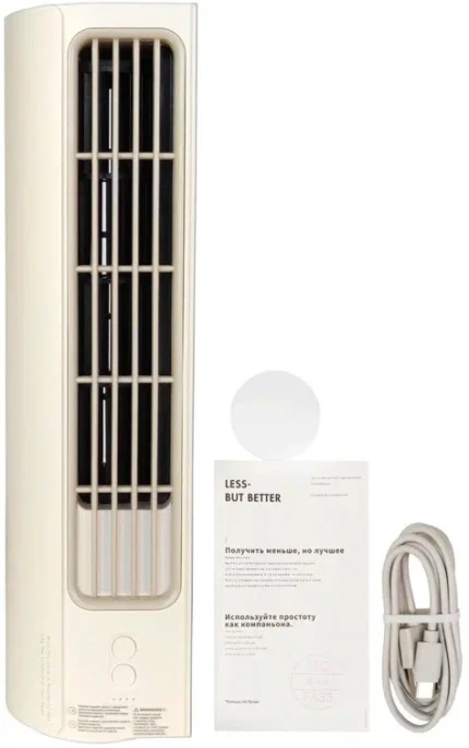 Портативный мини вентилятор xiaomi f9 solove tower fan 3000mah beige