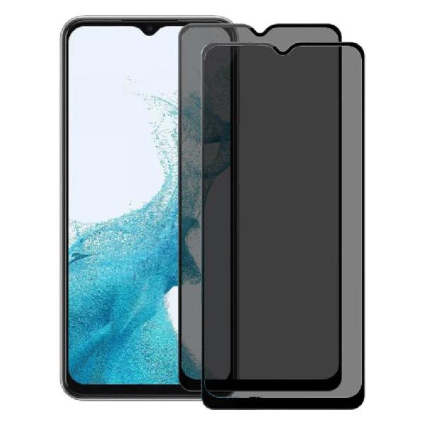 400227124b Защитное стекло Samsung A12/M12 5D без уп. Антишпион чёрный — изображение 1
