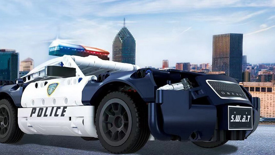 Конструктор xiaomi onebot static supercar police blue (obcjjc22aiqi)