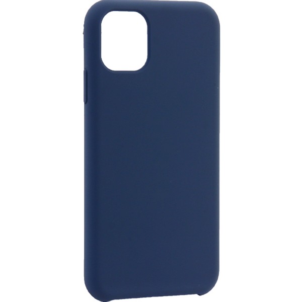 5275_big Накладка силикон Silicone Case Apple iPhone 12 Pro Max тёмно-синий — изображение 1