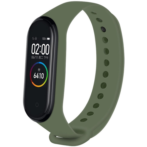 6016157857 Ремешок на фитнес-браслет Mi Band 3/4 Хаки — изображение 1