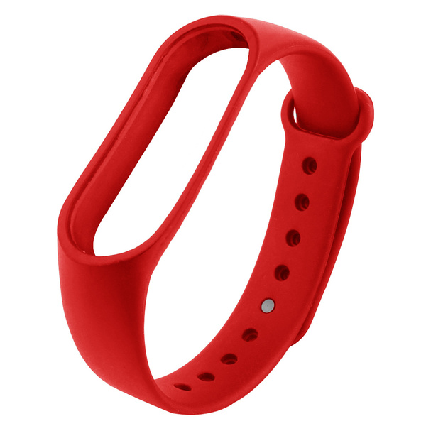 6021961316 Ремешок на фитнес-браслет Mi Band 5/6/7 Красный — изображение 1
