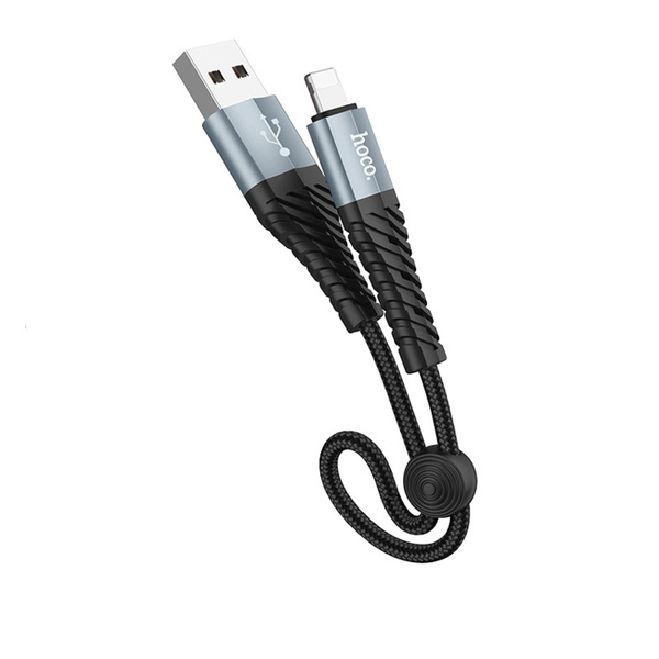 6100794021 Дата-кабель Hoco X38 USB/MicroUSB 0.25м чёрный — изображение 1