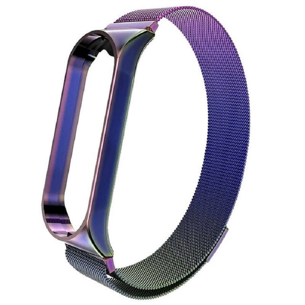 6190749538 Ремешок на фитнес-браслет металл Миланская петля Mi Band 8 Хамелеон — изображение 1