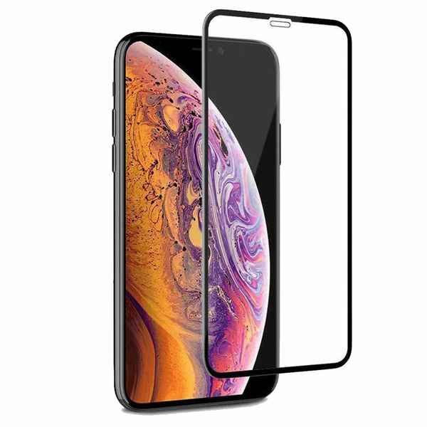 6213969144 Защитное стекло Apple iPhone XS Max/11 Pro Max 5D без уп. чёрный — изображение 1