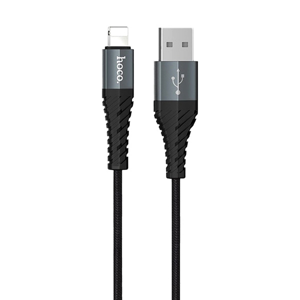 6272542787 Дата-кабель Hoco X38 USB/Lightning 1м чёрный — изображение 1