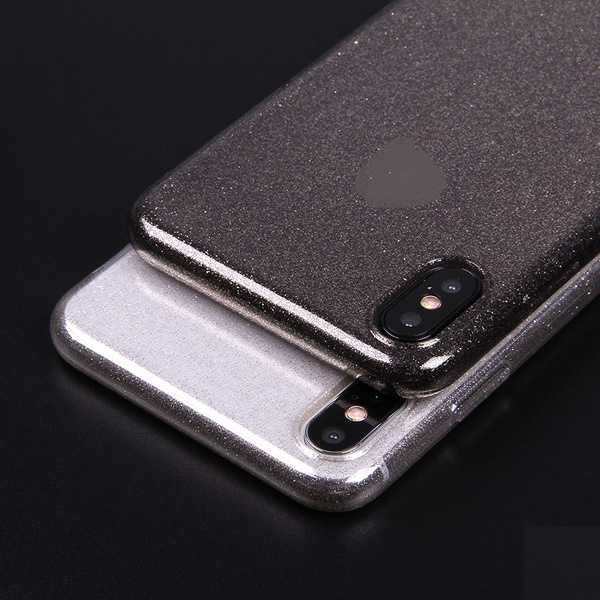 6313246317 Накладка силикон Prada Стразы Apple iPhone 15 тёмно-серый — изображение 1