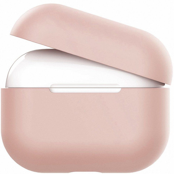 6674543455 Чехол для Air Pods силиконовый розовый песок — изображение 1
