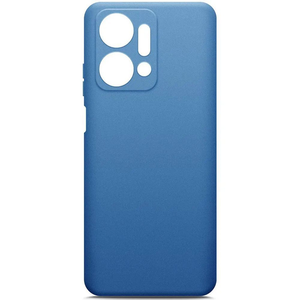 6701375413 Накладка силикон/кожа LOGO Xiaomi Redmi Note 12 Pro 4G синий — изображение 1