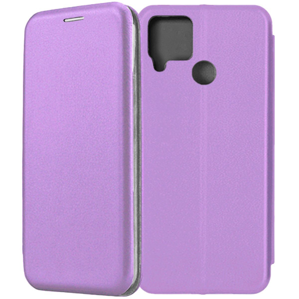 6929560415 Чехол-книжка Fashion Case Realme C67 фиолетовый — изображение 1